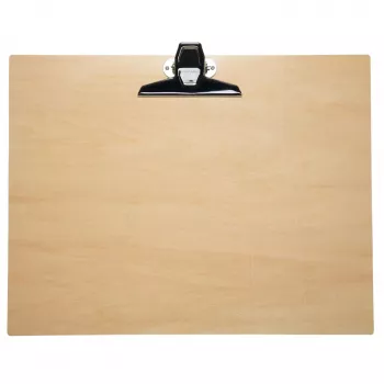 MAUL MAULtilia Klemmbrett DIN A3 Querformat Braun Hartfaserplatte 2394870
