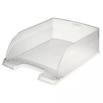 Leitz Plus Jumbo Briefablage DIN A4 Frost Polystyrol stapelbar 5233-00-03