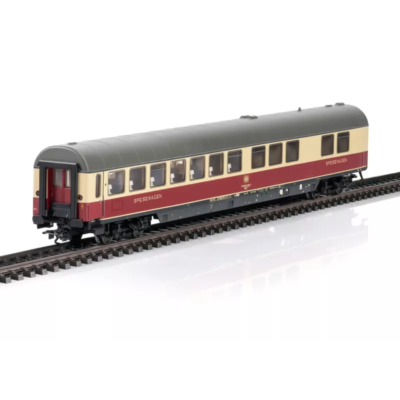 Märklin 43872 H0 TEE Rheingold Speisewagen WRümh 132, DB Epoche IV, Blau/Creme