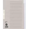 LEITZ Papierregister Blanko 20 Registerreiter A4 Weiß mit Universal-Lochung 12203085