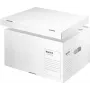 Leitz 61040000 Infinity Archivcontainer, Weiß, 10er-Pack, A4/Folio, stapelbar, Recycling-Karton