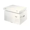 Leitz 61040000 Infinity Archivcontainer, Weiß, 10er-Pack, A4/Folio, stapelbar, Recycling-Karton