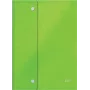 LEITZ 4469 Sammelmappe mit Druckknopfverschluss, verschiedene Farben, DIN A4, Polypropylen 4469-00-99