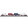 Märklin 47430 H0 Flachwagen-Paar Laads 800B der Transwaggon GmbH