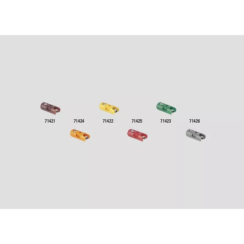 Märklin 71426 Graue Isolierhülsen (10er-Pack) für Modellbahn-Verkabelung