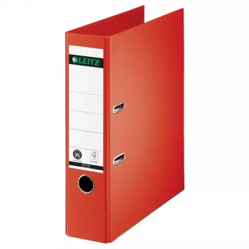 LEITZ 180° Hebelordner A4 80 mm Hellrot Karton 1007-00-20