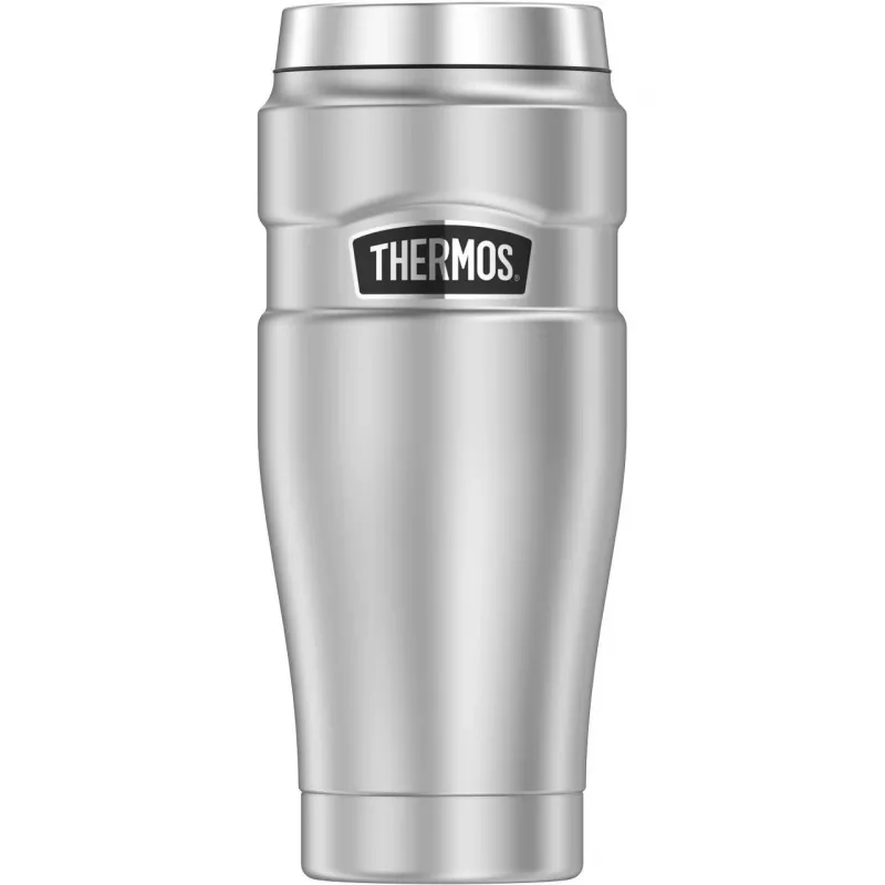 THERMOS Stainless King Thermobecher 470 ml Mattschwarz 4002233047