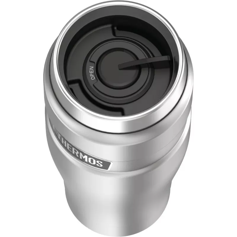 THERMOS Stainless King Thermobecher 470 ml Mattschwarz 4002233047