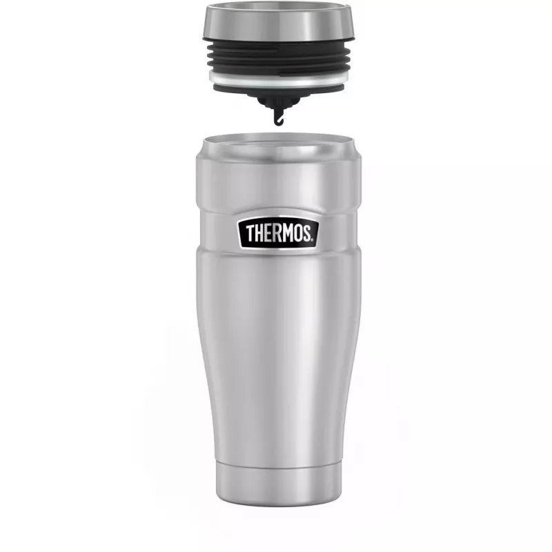 THERMOS Stainless King Thermobecher 470 ml Mattschwarz 4002233047