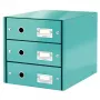 Leitz Click & Store Schubladenset Türkis 3 Schubladen A4 6048-00-51