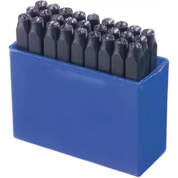 Brüder Mannesmann 27-teiliges Buchstaben-Schlagstempel-Set 6 mm (244-6)