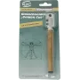 Brüder Mannesmann Glasschneider 60010 mit Wolframcarbid-Rad und Holzgriff