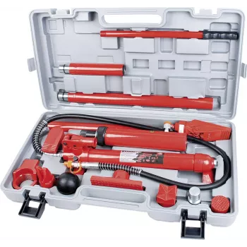 BRÜDER MANNESMANN Hydraulischer Karosserie-Reparatursatz 10 t, 16-teilig (094-T-10)