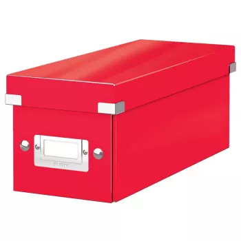 Leitz Click & Store WOW CD/DVD-Aufbewahrungsbox 160 Discs Rot Karton (60410026)