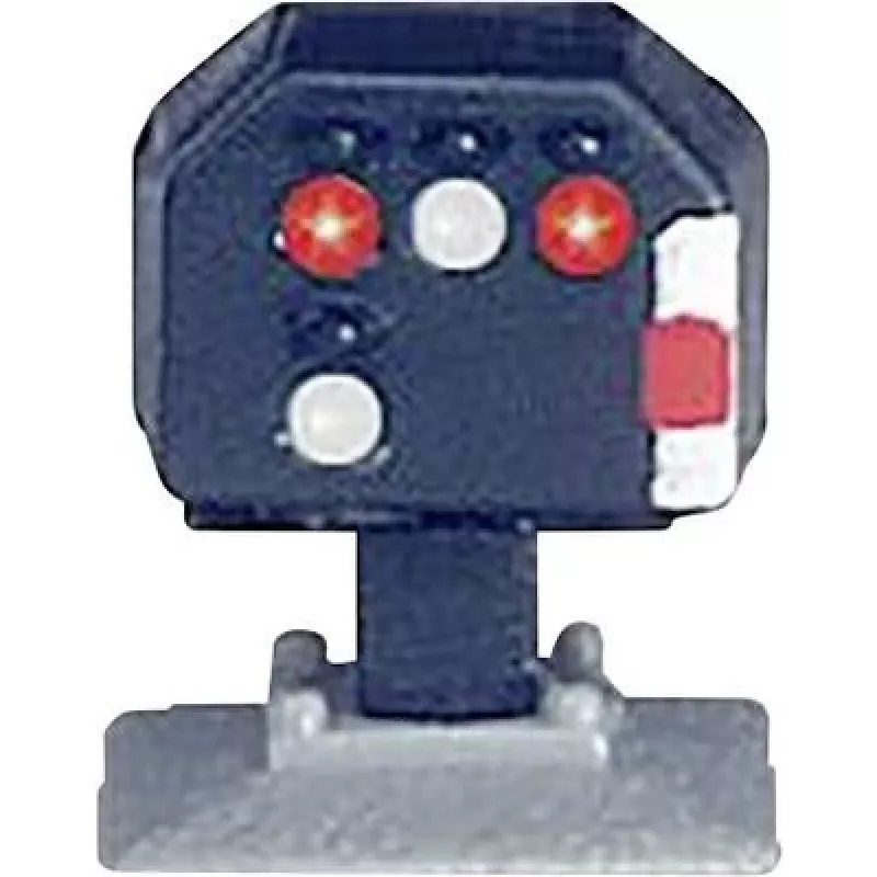 Märklin Z Spur Lichtsperrsignal, niedrige Bauform, LED, Grau/Schwarz, 15+ 89394
