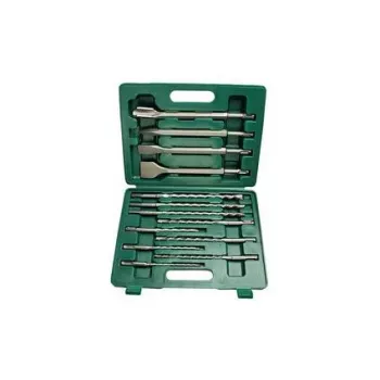 BRÜDER MANNESMANN MAN 12588 - 13-teiliges SDS-Plus Hammerbohrer- und Meißelset