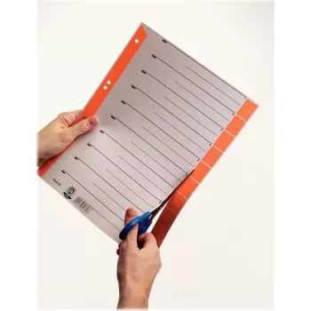 LEITZ A4 Karton-Trennblätter, rot, 25 Blatt (16523025)