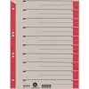 LEITZ A4 Karton-Trennblätter, rot, 25 Blatt (16523025)