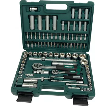 Brüder Mannesmann 94-teiliger Steckschlüsselsatz 1/4 Zoll & 1/2 Zoll Antrieb 2055-SL