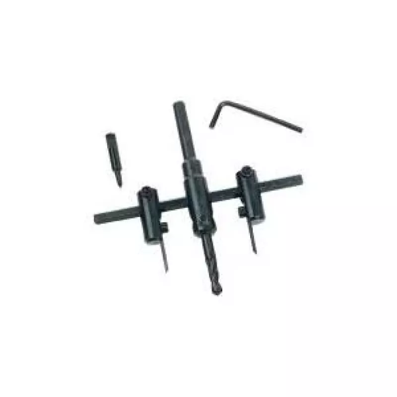 Brüder Mannesmann Verstellbarer Kreisschneider 30-120 mm mit HSS-Klingen (537)