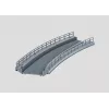 Märklin 074613 Gebogenes Rampenstück für Brückenpfeiler, HO Maßstab, Grau