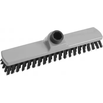 Haug Bürsten in-up Scheuerbürstenkopf, graues Kunststoff, 280 mm, mittelharte PP-Borsten (98140RC)