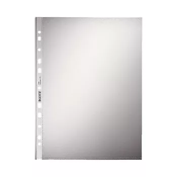 LEITZ 47960000 A4 Lochhülle, Polypropylen 0,07 mm, Transparent, 100er Pack
