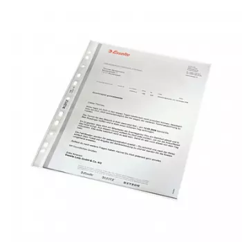 LEITZ 47960000 A4 Lochhülle, Polypropylen 0,07 mm, Transparent, 100er Pack