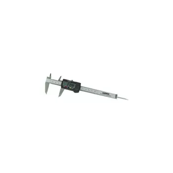 Brüder Mannesmann Digitaler Messschieber M823-160, 0-150 mm, 0,01 mm Auflösung, Aluminium, mit Etui