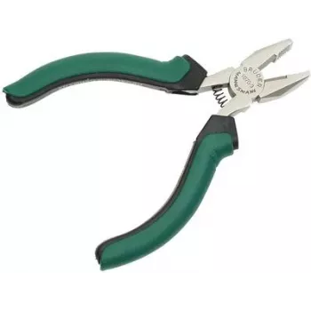 BRÜDER MANNESMANN GREEN LINE Kombizange Elektronik 125 mm Werkzeugstahl Grün/Silber/Schwarz M 1070-3