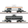 Märklin 082524 Z Gauge Privat-Tankwagen-Set DR Epoche III 3-Wagen Limited Edition