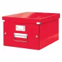 Leitz Click & Store WOW Aktenbox aus Pappe Rot 60440026