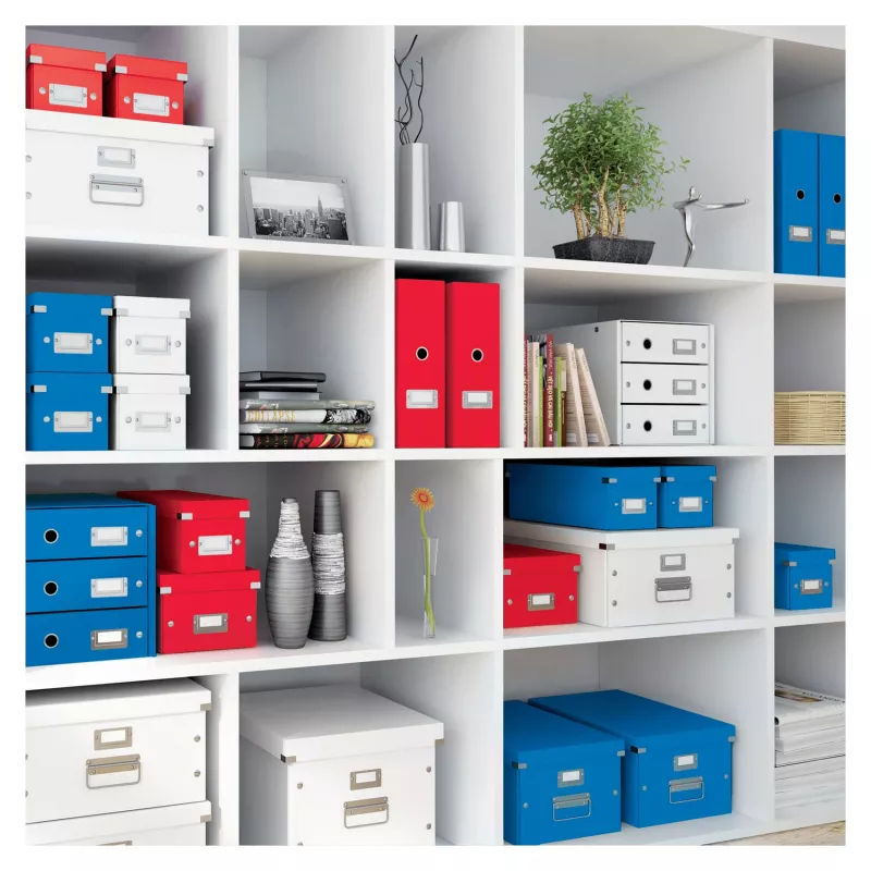 Leitz Click & Store WOW Aktenbox aus Pappe Rot 60440026