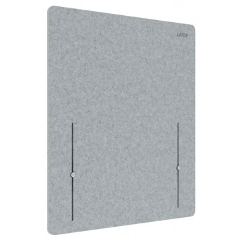 LEITZ Cosy Schreibtisch-Trennwand 61220085, Hellgrau, 60 x 70 cm, PET-Filz