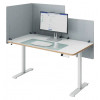LEITZ Cosy Schreibtisch-Trennwand 61220085, Hellgrau, 60 x 70 cm, PET-Filz