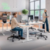LEITZ Cosy Schreibtisch-Trennwand 61220085, Hellgrau, 60 x 70 cm, PET-Filz