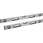 BRÜDER MANNESMANN Wasserwaage, 3 Libellen, 800 mm, Doppelrippen-Aluminium 80880
