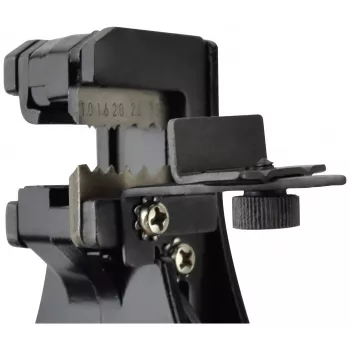 BRÜDER MANNESMANN Automatische Abisolierzange, grün mit Rückholfeder, SK5-Stahlbacken, 0,2-6,0 mm² (M10981)