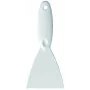 Haug Bürsten Küchenspatel 110 mm Edelstahl mit weißem Griff (8923)