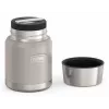 THERMOS ICON Thermobehälter Beige 0,47 L Isolierter Edelstahlbehälter mit Klapplöffel 4120323047