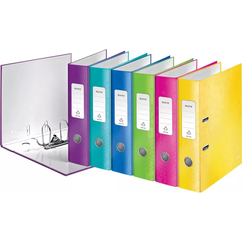 LEITZ WOW 180° Aktenordner A4 80 mm sortierte Farben (10er-Pack) 1005-10-99