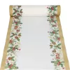 PAPSTAR Tischläufer Mistelzweig und Tannenzapfen 37231 Mehrfarbig 40 cm x 24 m