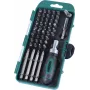 BRÜDER MANNESMANN 49-teiliges Bit-Box-Set mit umschaltbarem Ratschengriff im Etui 29893