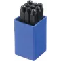 Brüder Mannesmann 9-teiliges Zahlenstempel-Set 6 mm (245-6)