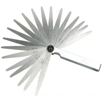 BRÜDER MANNESMANN MAN M247-20 Fühlerlehren-Set, 20 Blätter, 0,05–1,0 mm, metrisch