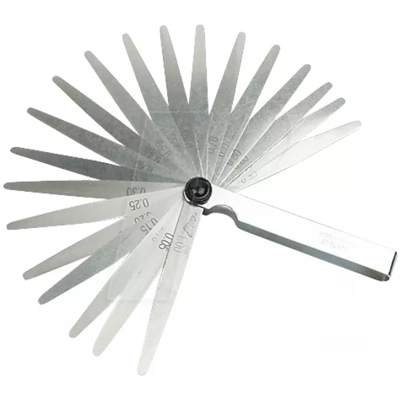 BRÜDER MANNESMANN MAN M247-20 Fühlerlehren-Set, 20 Blätter, 0,05–1,0 mm, metrisch
