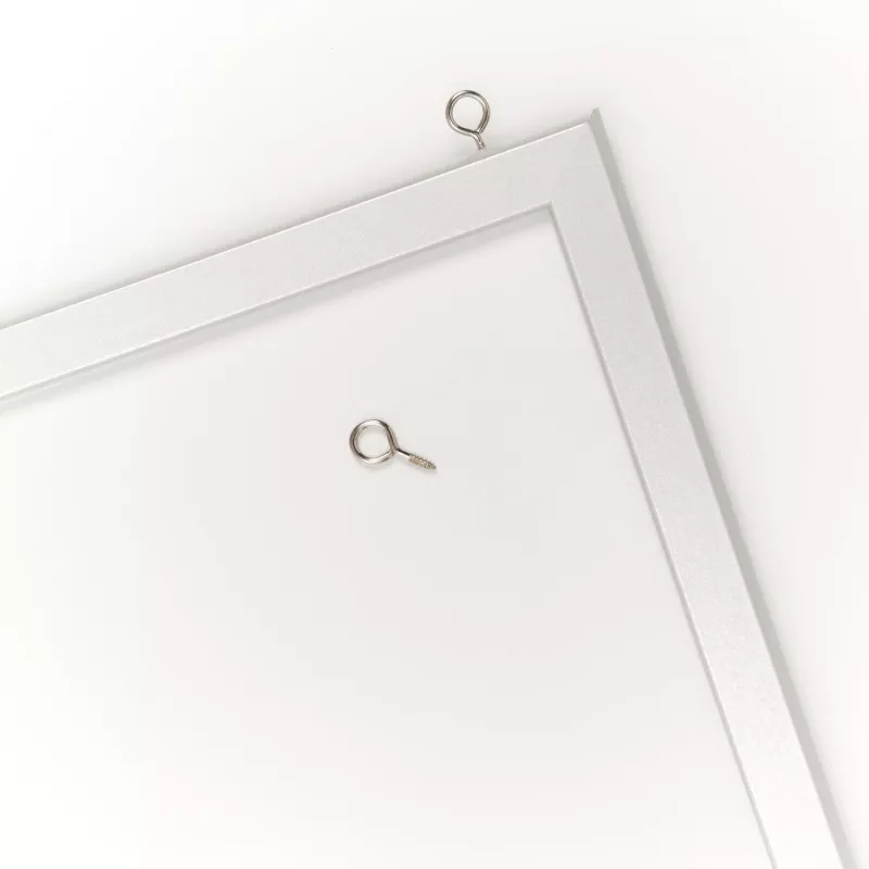 ZELLER Planungstafel 60 x 40 cm Magnetisches Whiteboard mit Aluminiumrahmen 11515