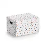 Zeller Dots Aufbewahrungsbox Weiß mit Punkten 25 x 35 x 20 cm 14475