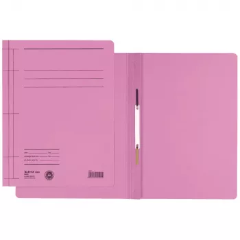 LEITZ Rapid Heftmappe, DIN A4, Manila-Karton, Rosa, 250 g/m², 250 Blatt Fassungsvermögen, 25er-Pack (3000-00-22)