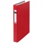 LEITZ Standard Ringbuch A4 Überformat Rot, 4 D-Ring, 41 mm Rücken, 25 mm Ringdurchmesser 4212-00-25